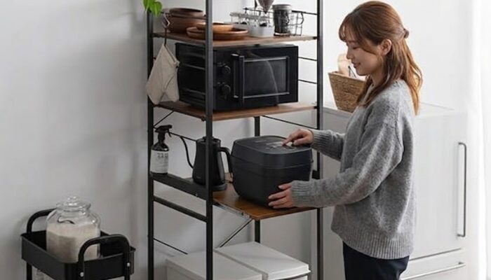 電子レンジ 冷蔵庫 上 目隠し ニトリ 一人暮らしの炊飯器の置き場所は 